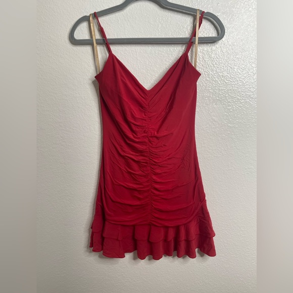 Y2K *BCBGMAXAZRIA flirty red dress! - Picture 3 of 11